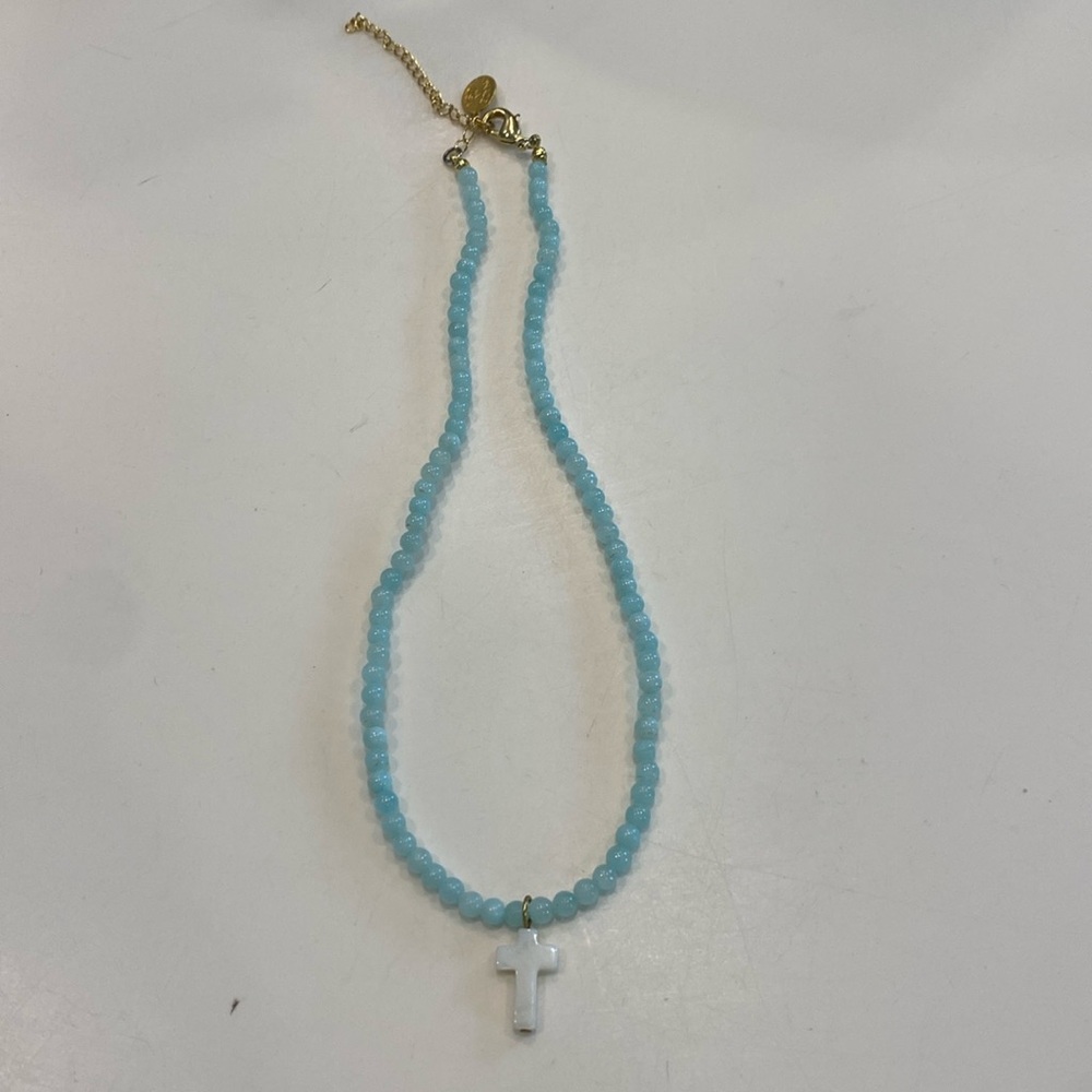 Susan Shaw Alys cross necklace